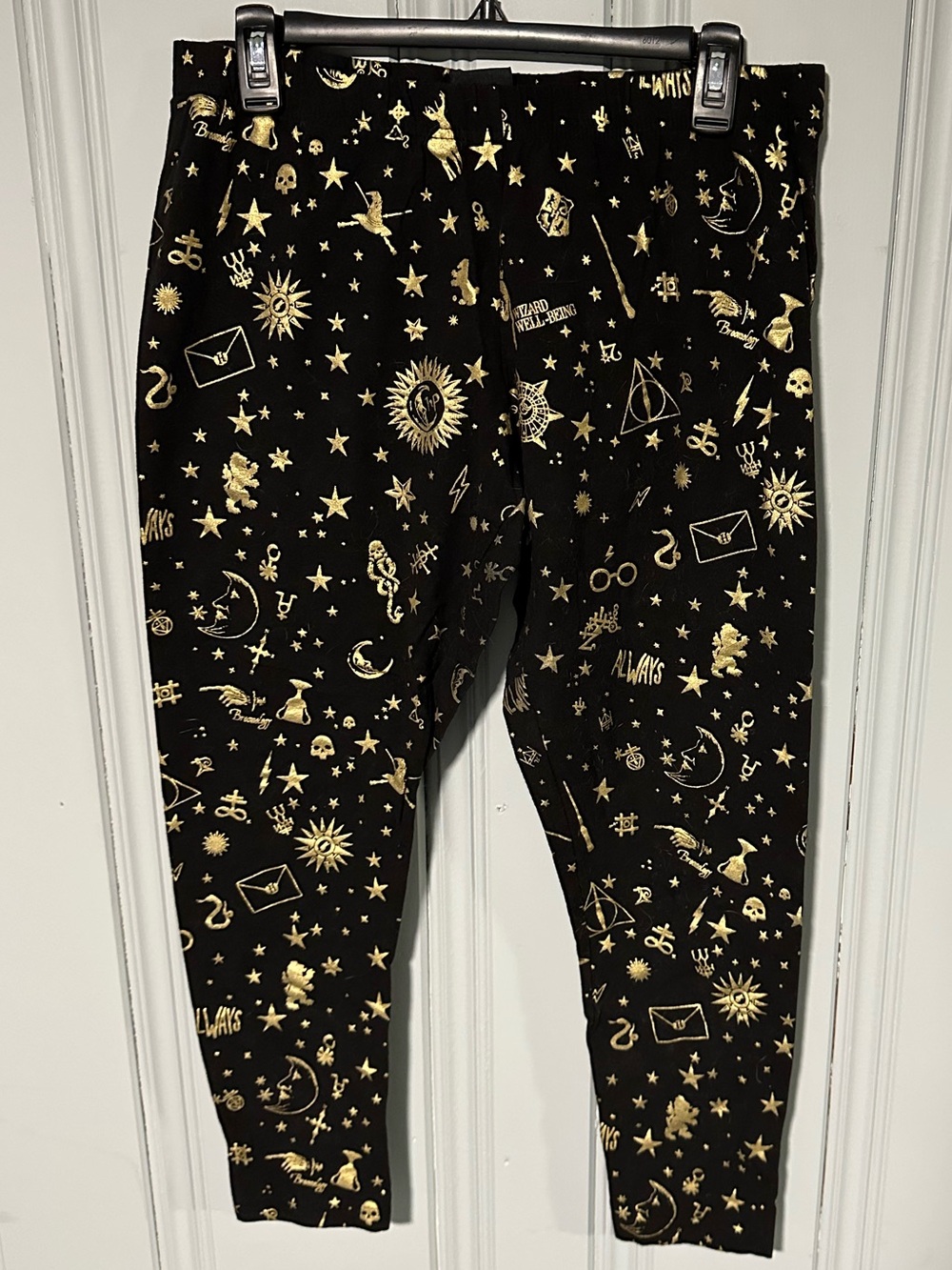 Torrid x Harry Potter Leggings with Gold Foil sz 2